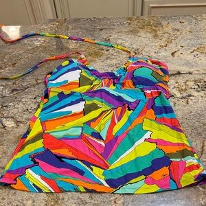 Trina Turk Multicolor Abstract Swim Top. Just add any color bottom.